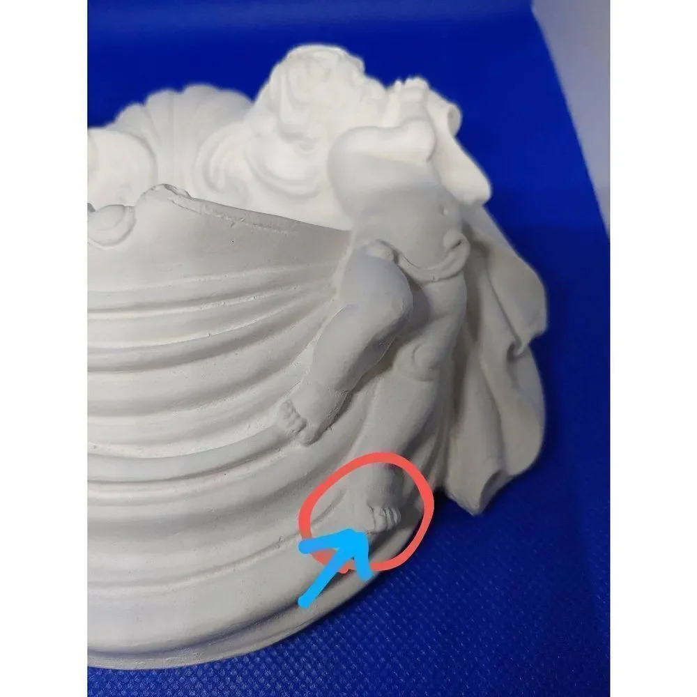 Raw Plaster Set Of 2 Cherub Wall Sconces